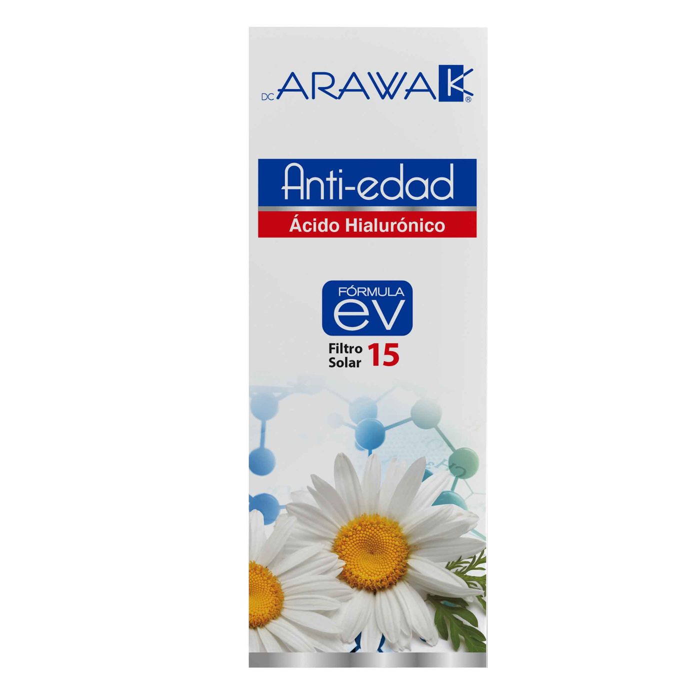Crema Nutritiva Arawak Anti-Edad Ácido Hialurónico con Filtro Solar Tubo x 60 g