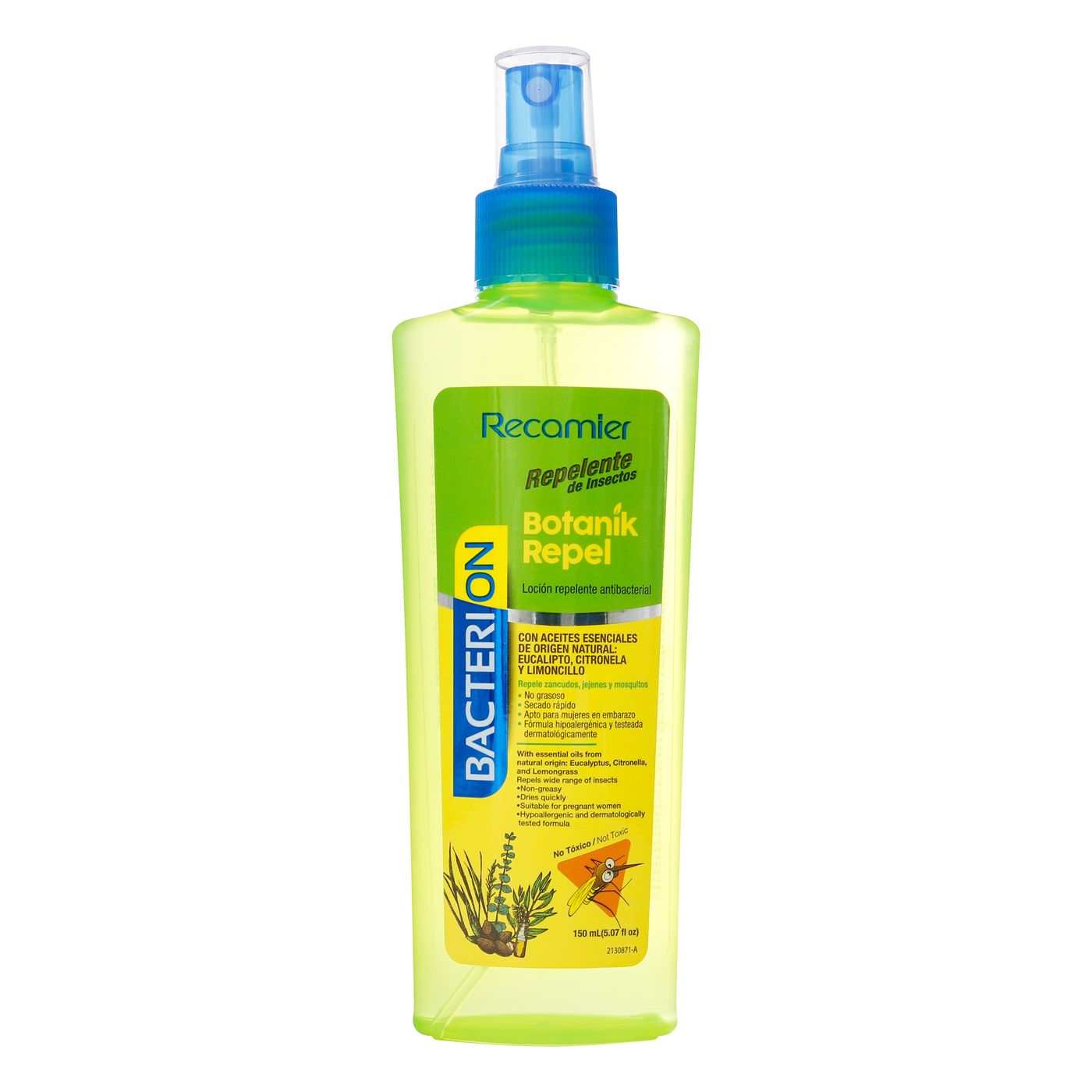 Repelente de Insectos Botanik Repel Bacterion Frasco x 150 mL