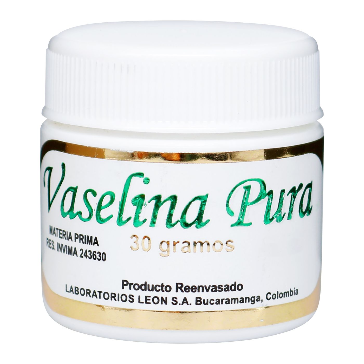 Vaselina Pura León Frasco x 30 g
