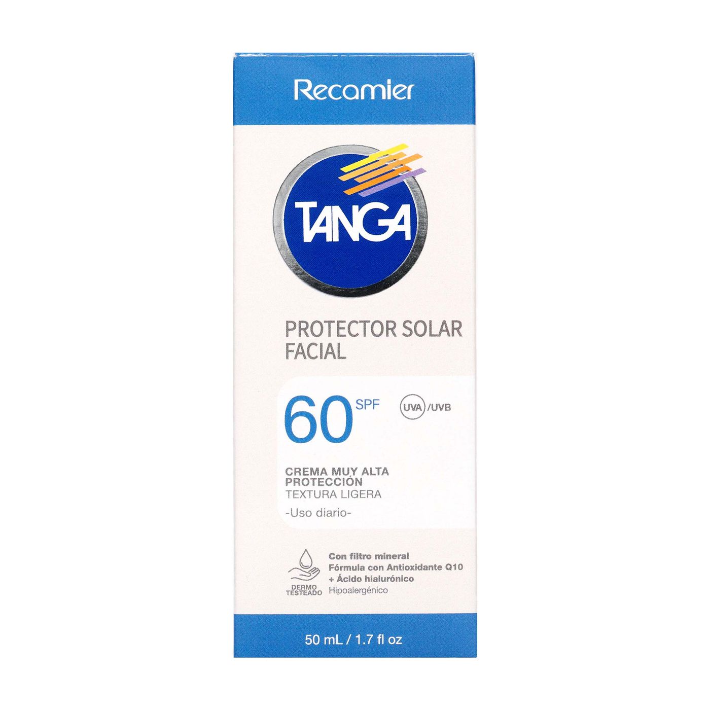 Protector Solar Facial Tanga 60 SPF Frasco x 50 mL