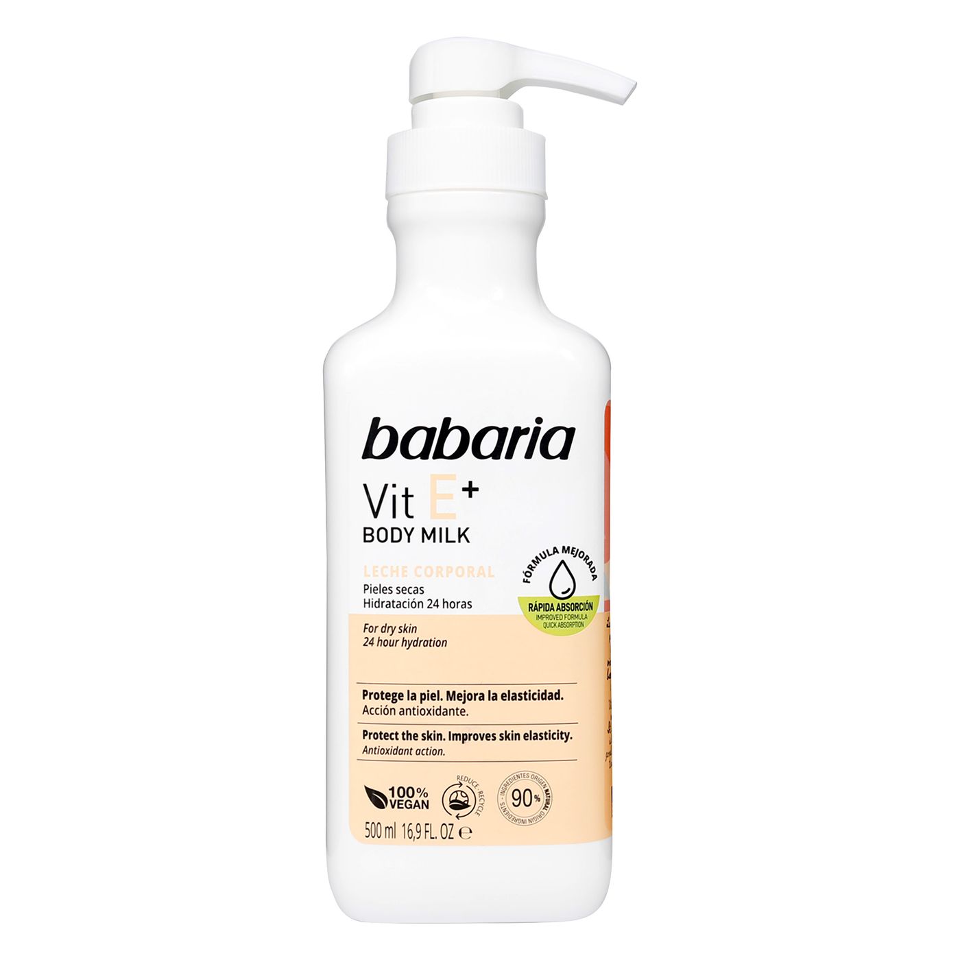 Leche Corporal Vitamina E+ Babaria Frasco x 500 mL