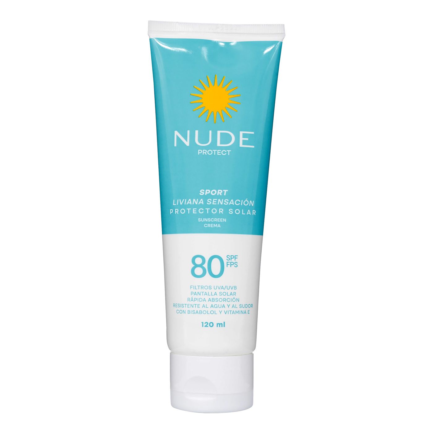 Protector Solar Sport SPF80 Nude Tubo x 120 mL