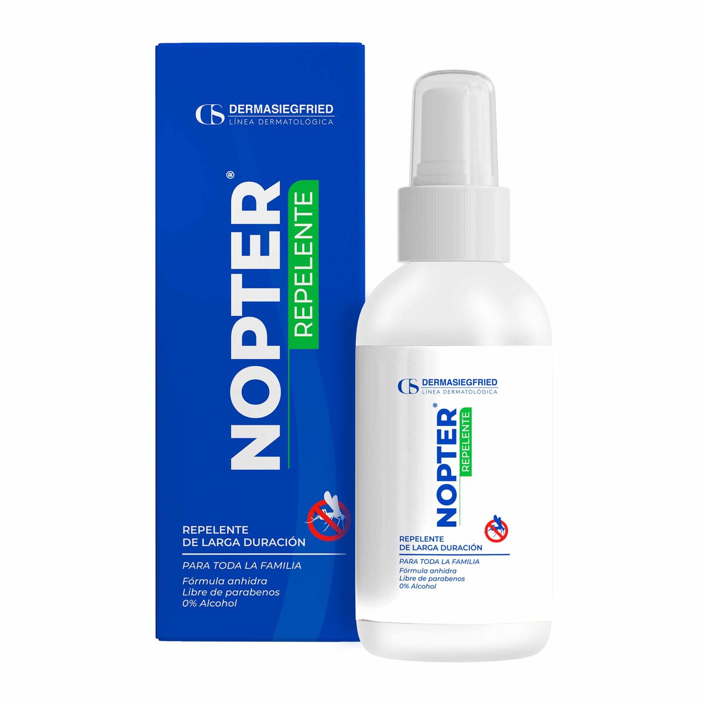 Loción Repelente de Insectos Nopter Frasco x 120 mL