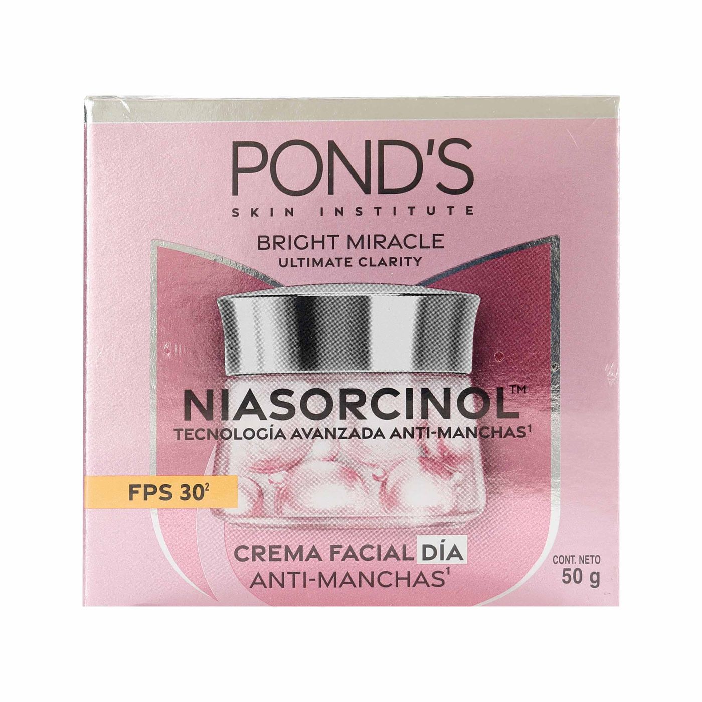 Crema Facial Día Ponds Bright Miracle Niasorcinol Frasco x 50 g
