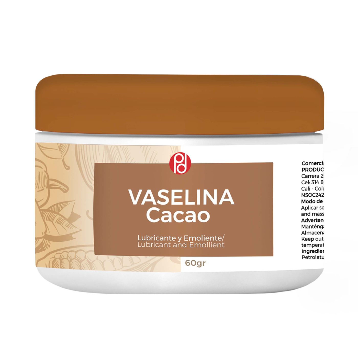 Vaselina Cacao Drogam Pote x 60g