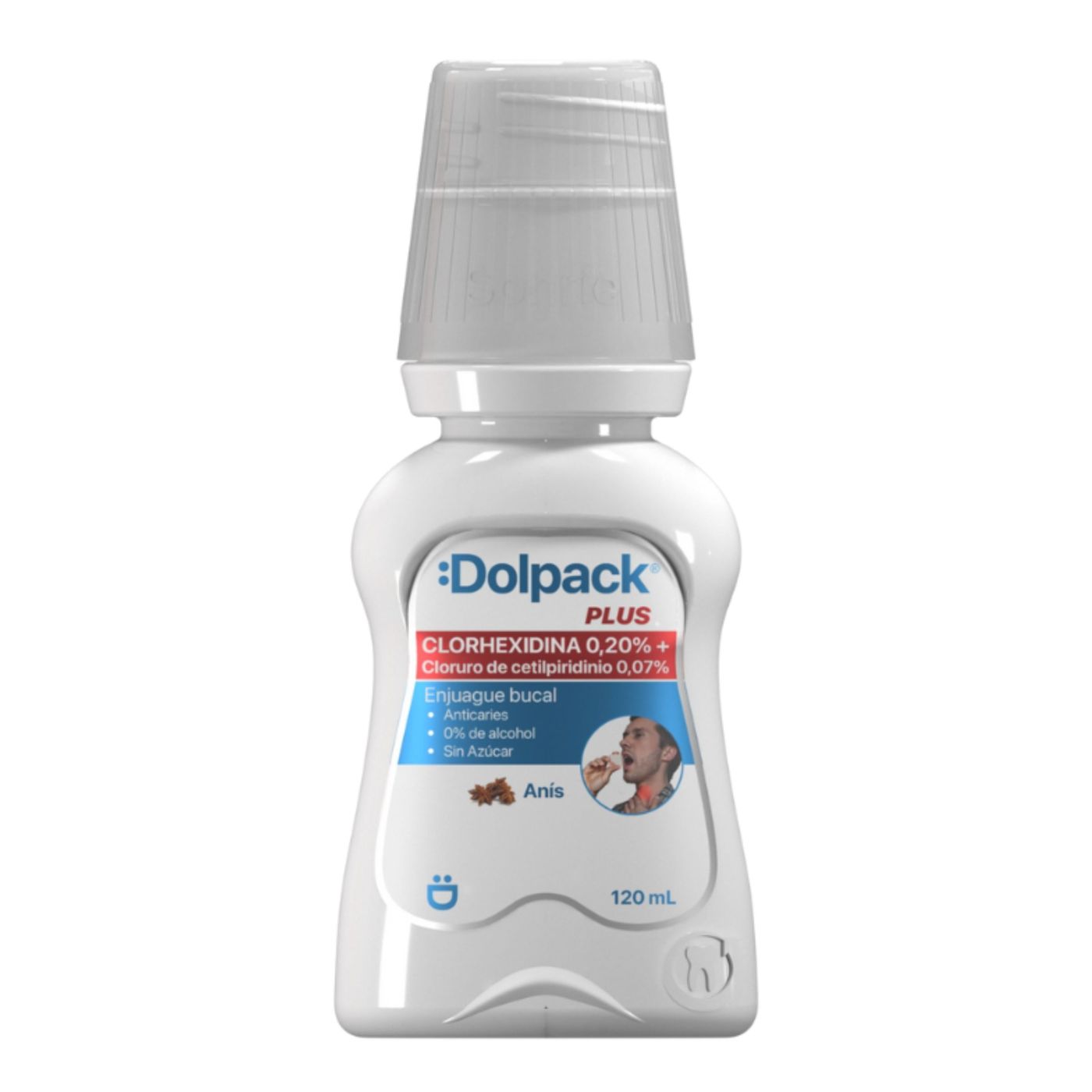 Enjuague Bucal Plus Clorhexidina 0.20% Dolpack Frasco x 120mL