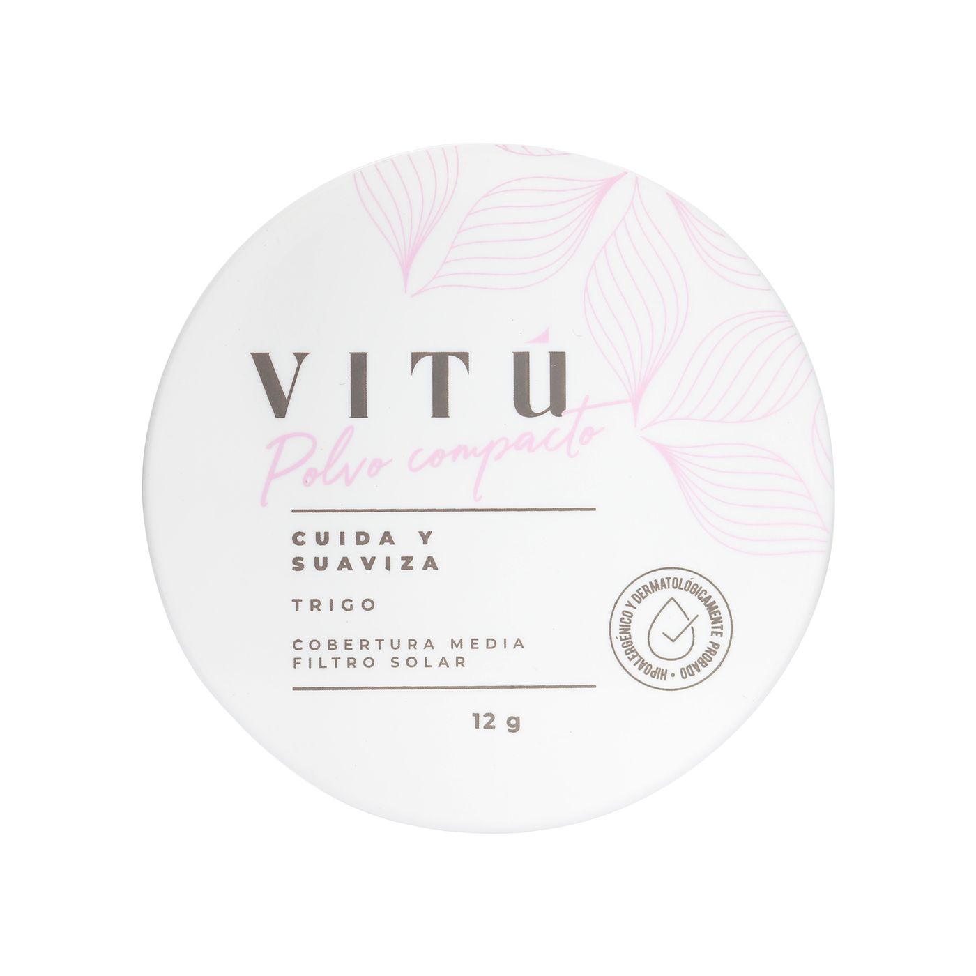 Polvo Compacto Trigo y Filtro Solar 01 Macadamia Vitú Frasco x 12g