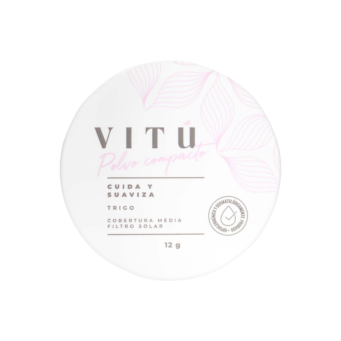 Polvo Compacto Trigo y Filtro Solar 03 Nuez Vitú Frasco x 12g