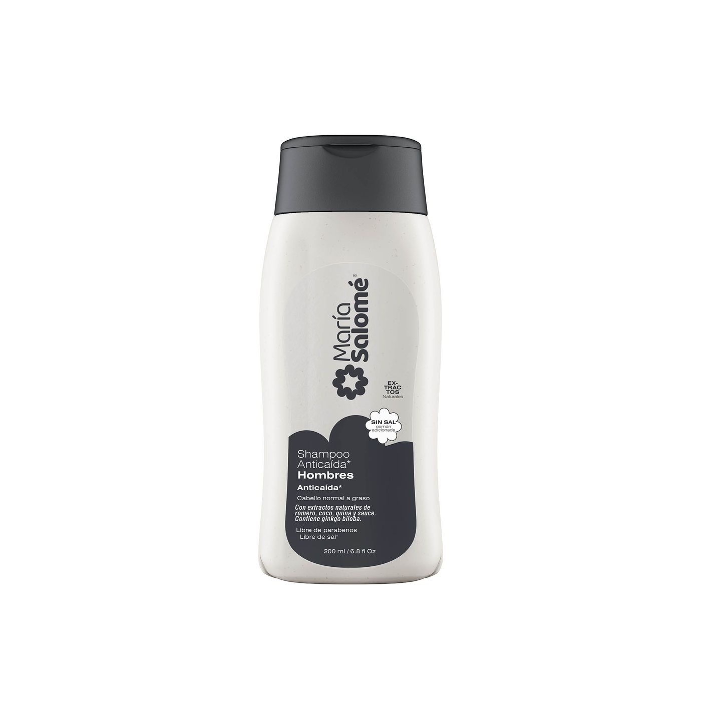 Shampoo Anticaida Hombres Maria Salome Frasco x 200 mL
