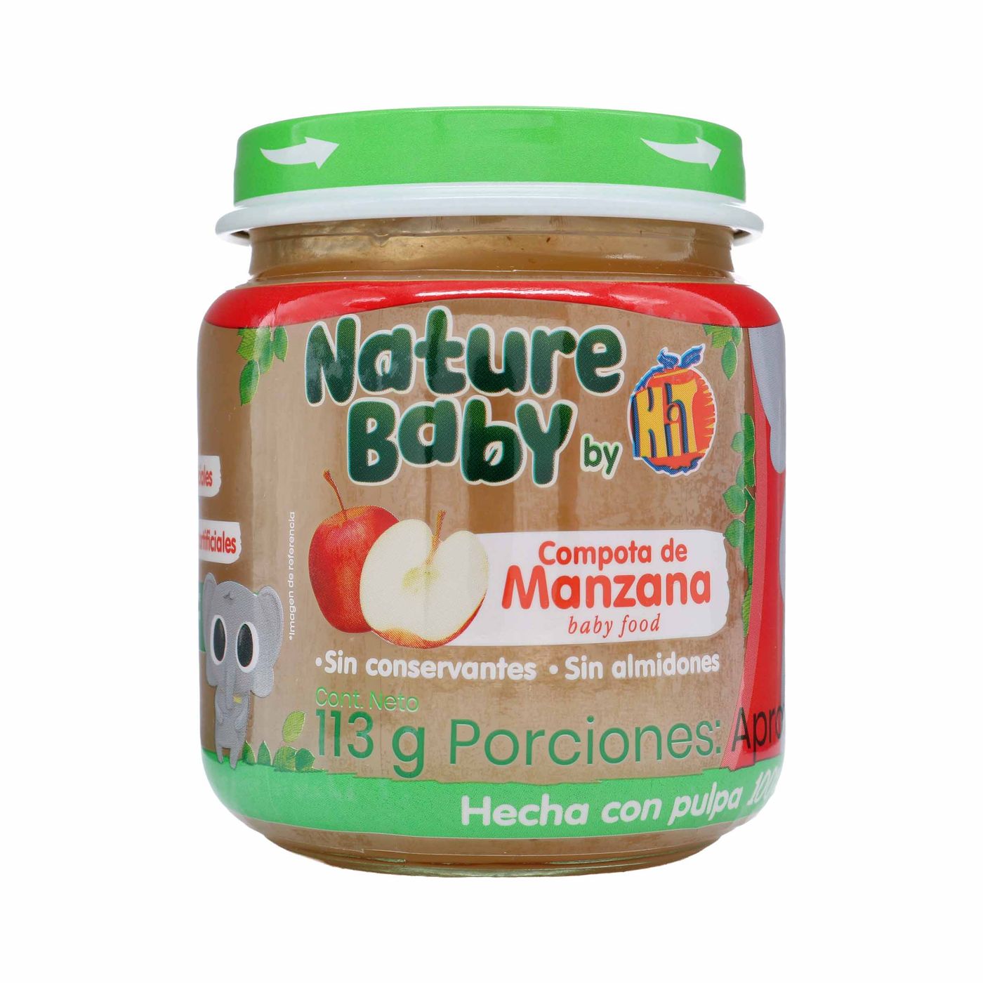 Compota de Manzana Nature Baby Frasco x 113g