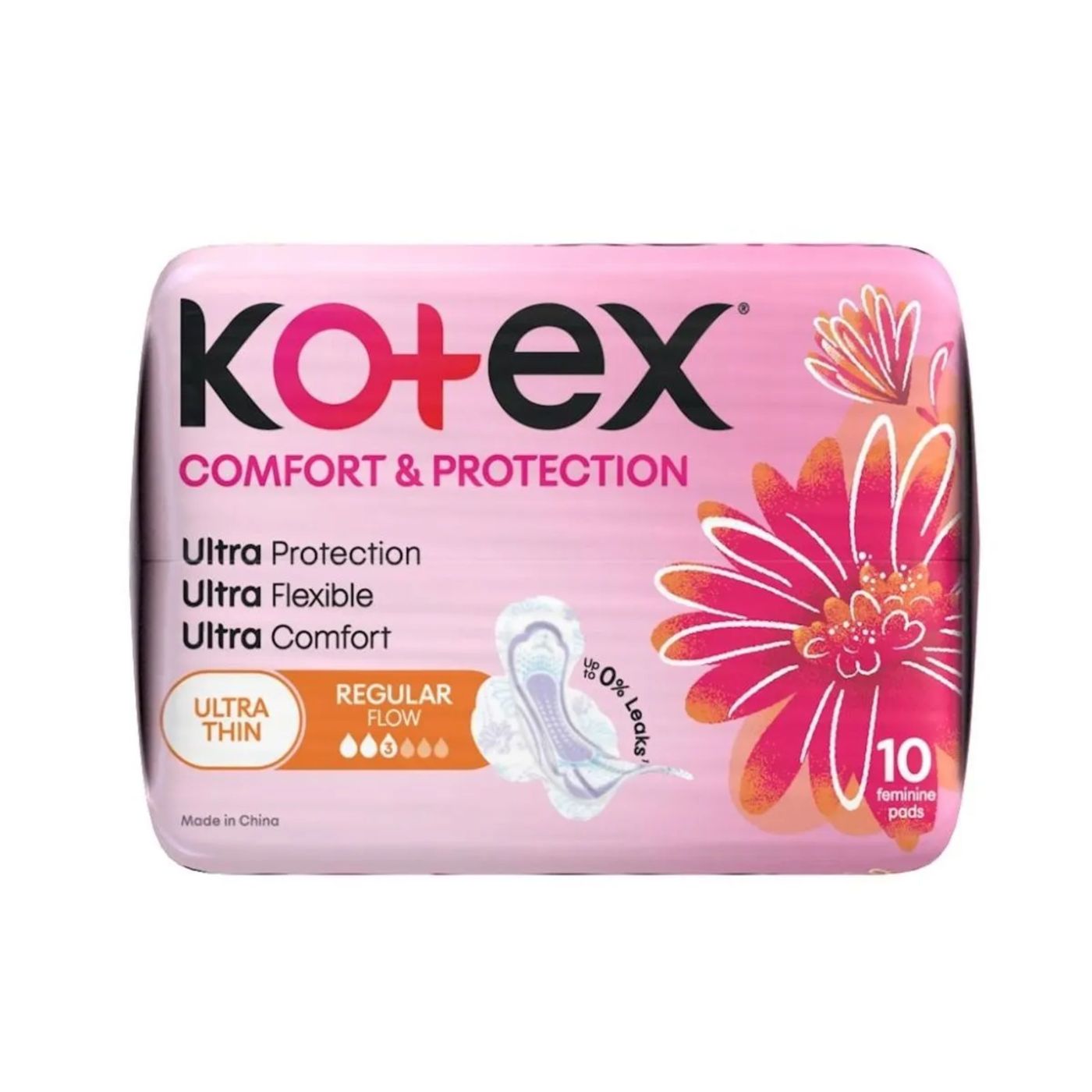 Toallas Higiénicas Ultra Delgadas Kotex Paquete x 10 Unds
