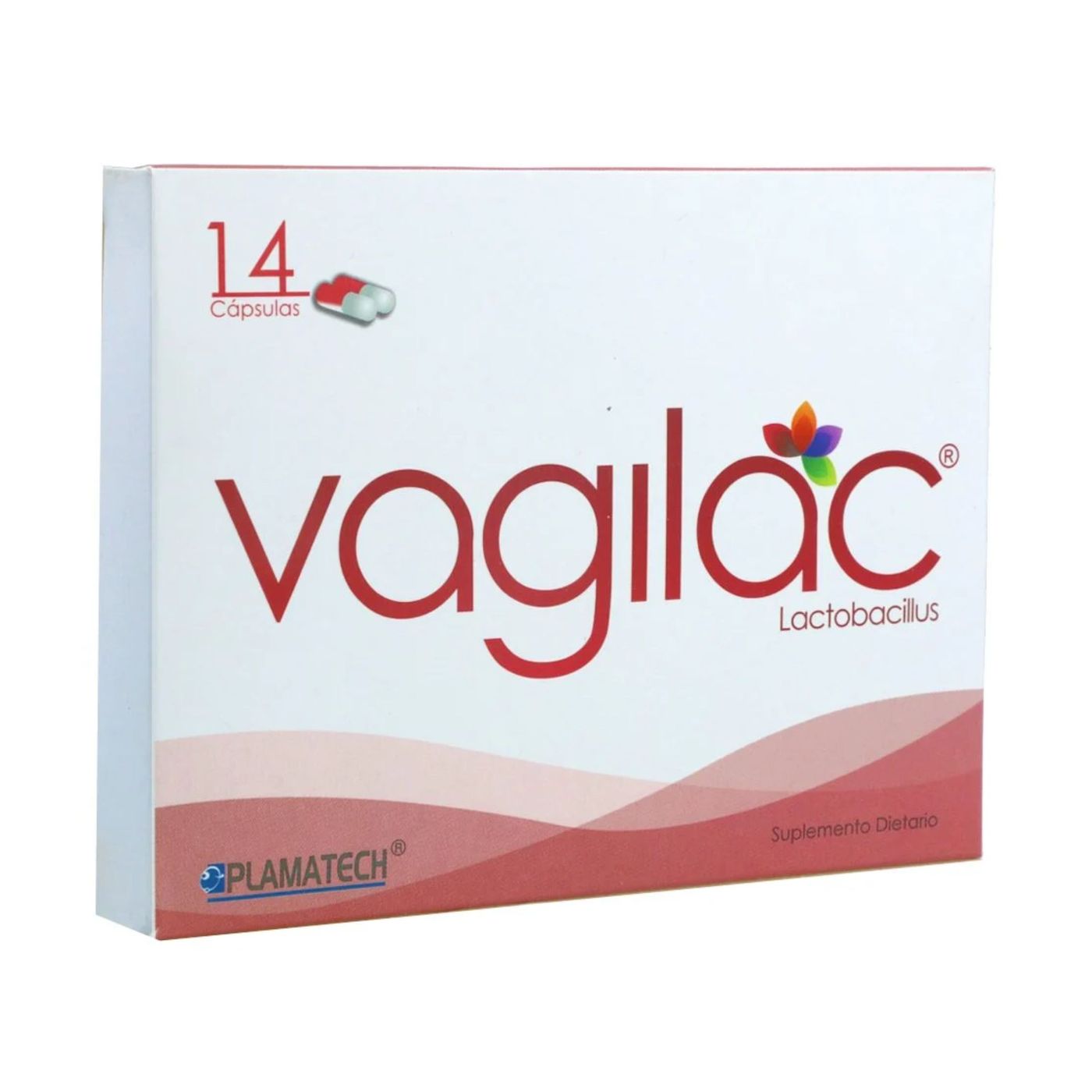 Vagilac Lactobacilos + Prebioticos Plamatech Caja x 14 Cápsulas