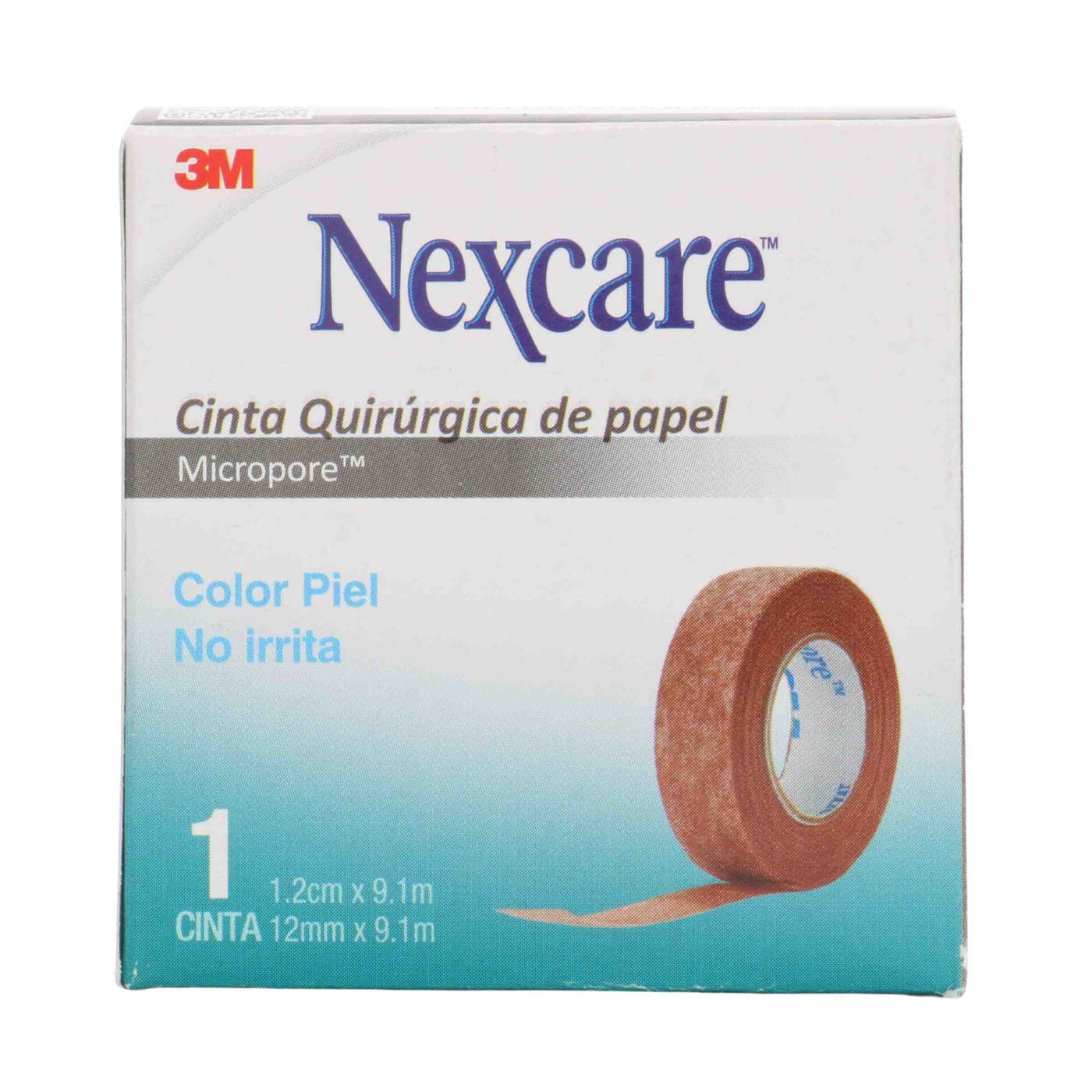 Micropore Piel 12mmx9.1m 3M Paquete x 1 Und