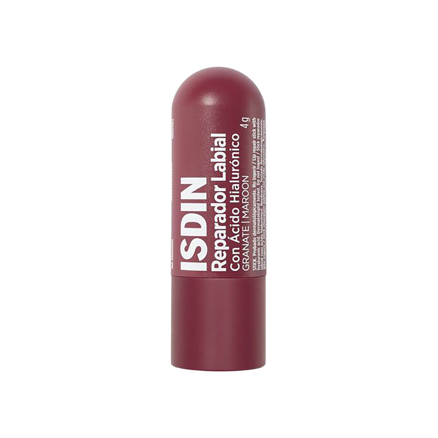 Reparador Labial con Ácido Hialurónico Granate Isdin Stick x 4g